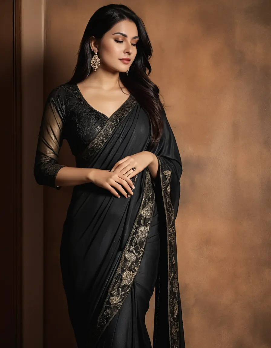 photo of young woman, in soaking wet, drenched clothes,
Stilletto heels, Silk pants, Embroidery,  long black Saree skin tight , Well ,grope another female , 
enjoying, wet clothes stuck to body,
detailed textures of the wet clothes, wet face, wet plastered hair,
wet, drenched, professional, high-quality details, full body view.
sharp focus, ultra-high pixel detail, realistic, high-quality, full colors, incredibly detailed, 4k, 8k, 16k, hyper-realistic, RAW photo, masterpiece, ultra-detailed, professionally color graded, professional photograph, Straight open  wavy hairstyle , , pear shaped body,  wrist watch, thin necklace t ,  , no make up, 4.6feet tall model , 36b bra size, 